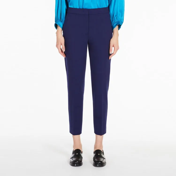 MaxMara Casual Pants Women's Navy Blue-1