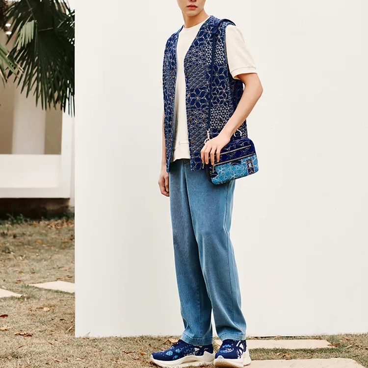 LI NING 1990 Jeans Men Stellar Blue-2