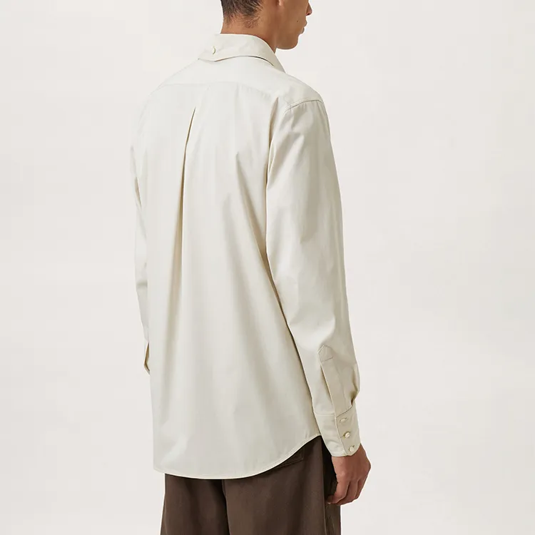 Lemaire Shirts Men Cream White-3