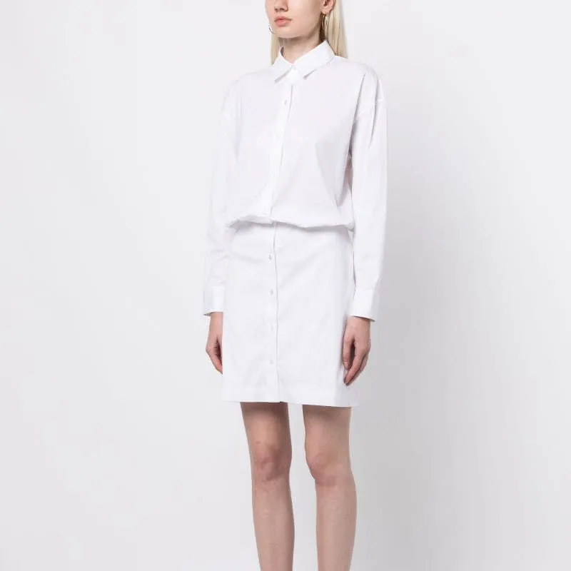 THEORY Long-sleeve Shirt Dress-3