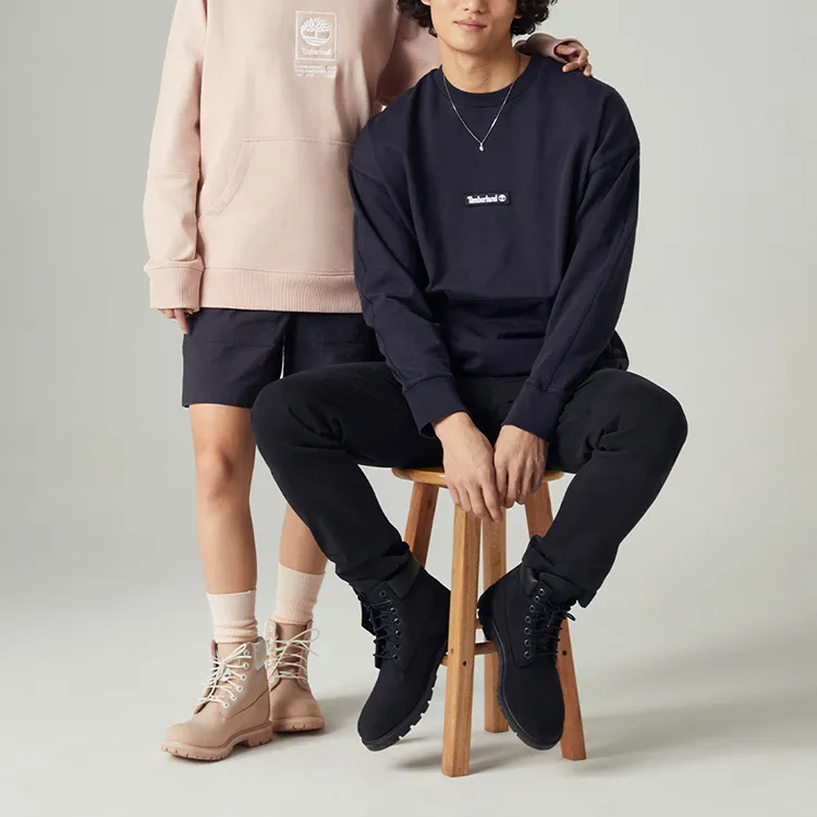 Timberland Sweatshirts Unisex Light Pink-3