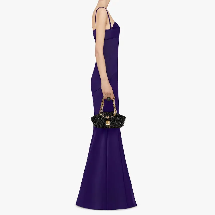 Givenchy Sleeveless Dresses Women's Purple-3