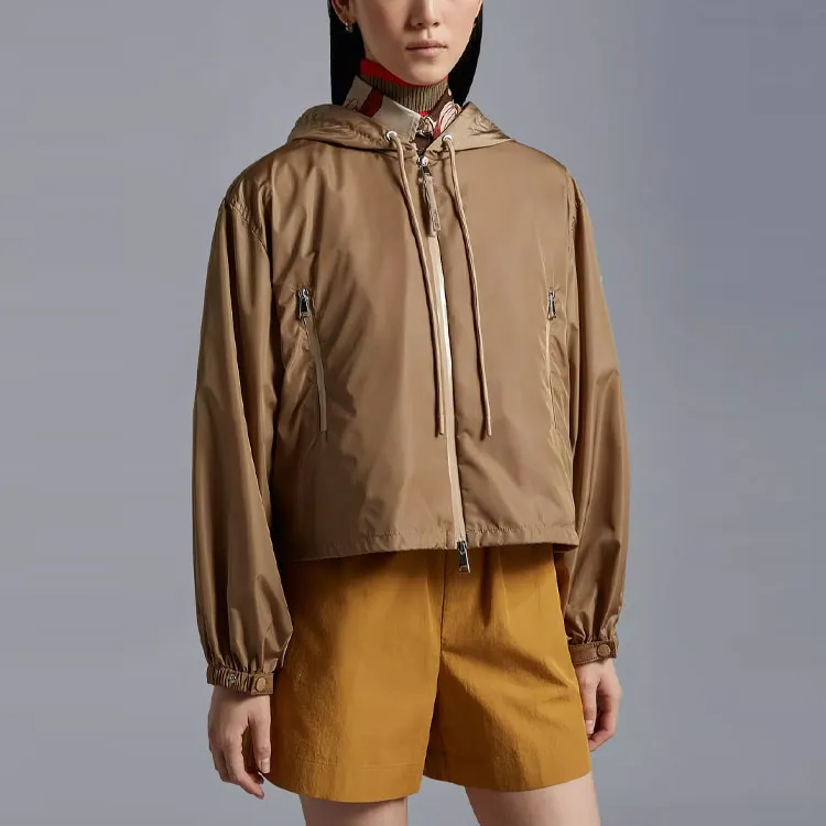 Moncler Vernois Hooded Jacket Khaki-3