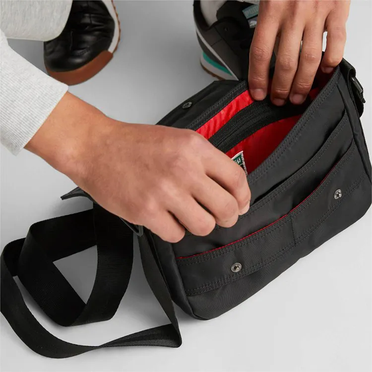 PUMA Fabric Messenger Bag Shoulder Bag Crossbody Bag Regular Unisex Black-2