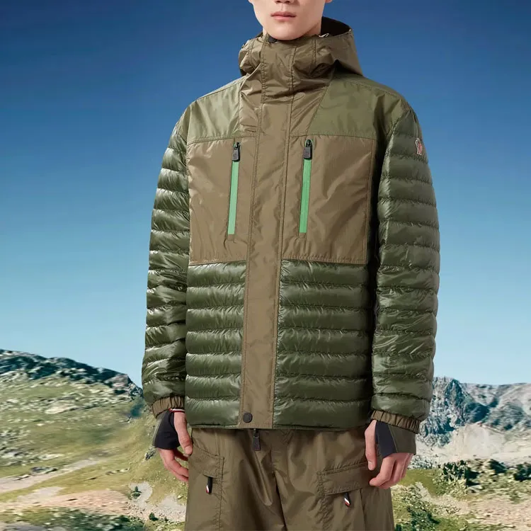 Moncler Feather Down Hooded Jacket-3