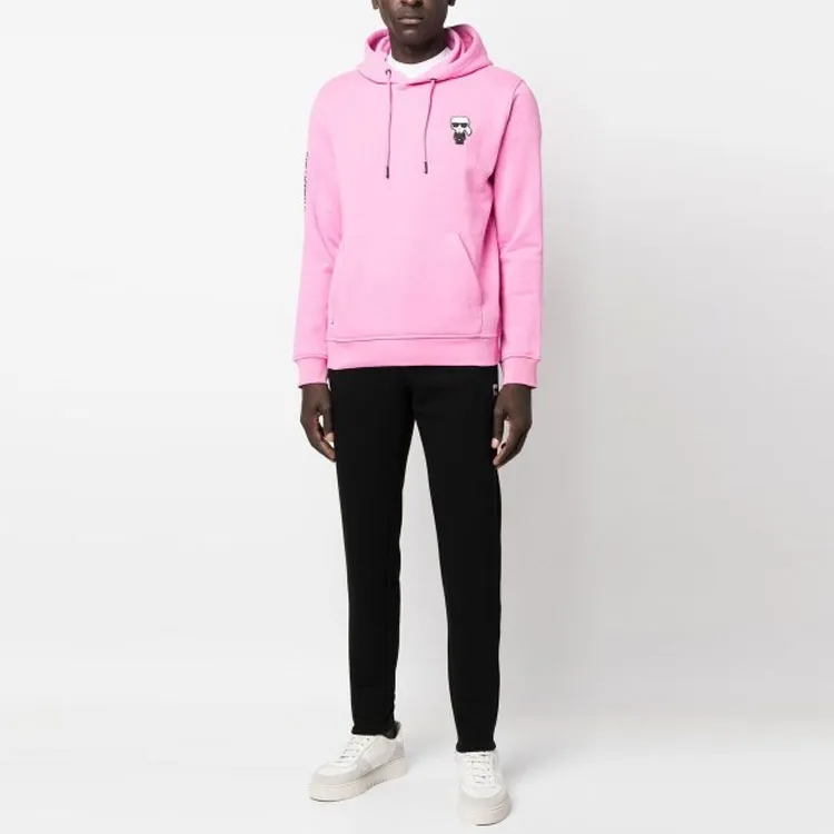 KARL LAGERFELD FW22 Knitted Sports Pants Men's Black-1