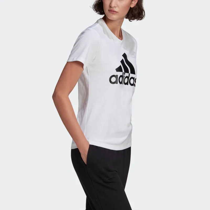 adidas Women's Essentials Logo Tee White-7