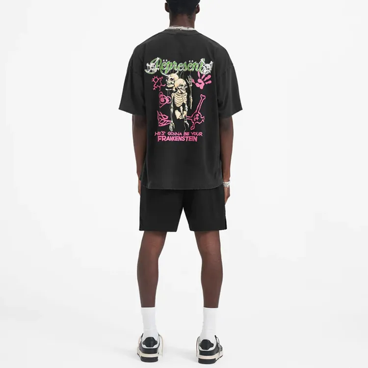 REPRESENT T-Shirts Men Black-3