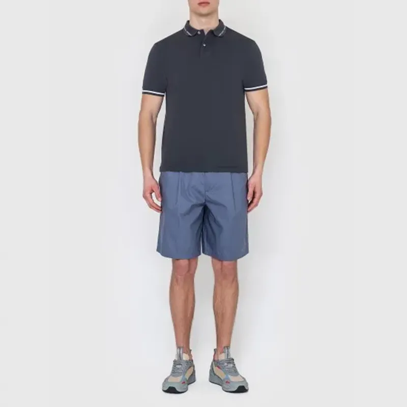 EMPORIO ARMANI Casual Shorts Men Slate Blue-2