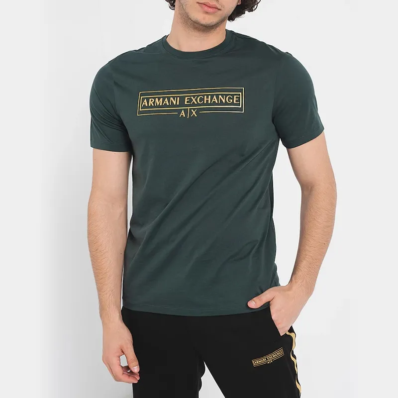 ARMANI EXCHANGE T Shirt Men's Dark Green-4