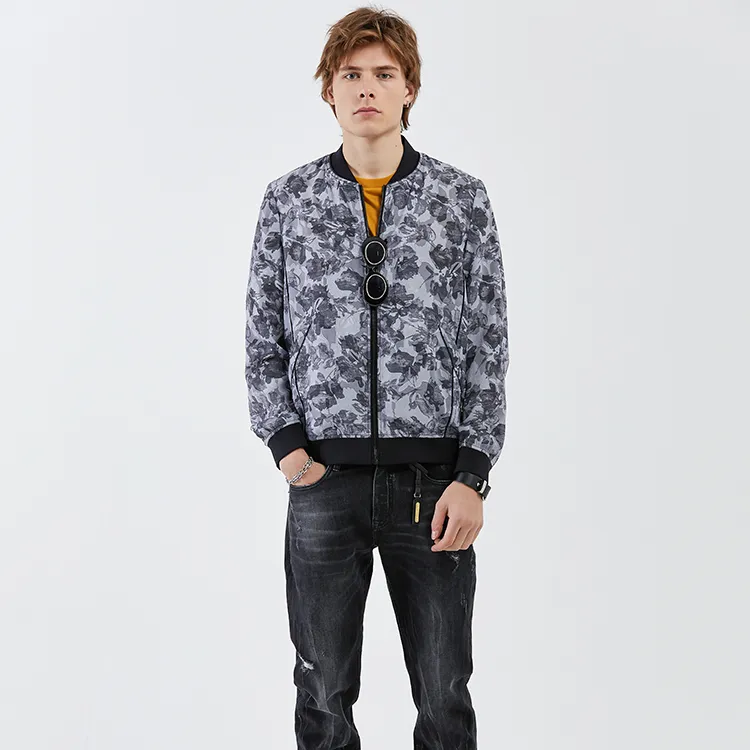 DAVID NAMAN SS22 Jacket Men's Gray Black-4