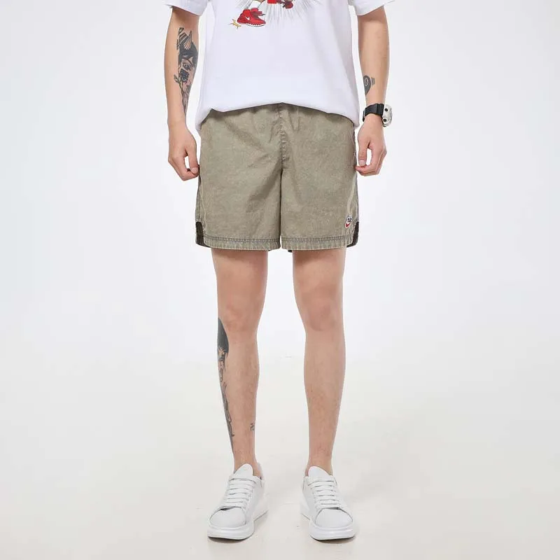 Nike Denim Shorts Men Army Green-2