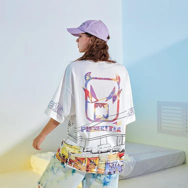 LAMLICKA T Shirts Unisex White-4