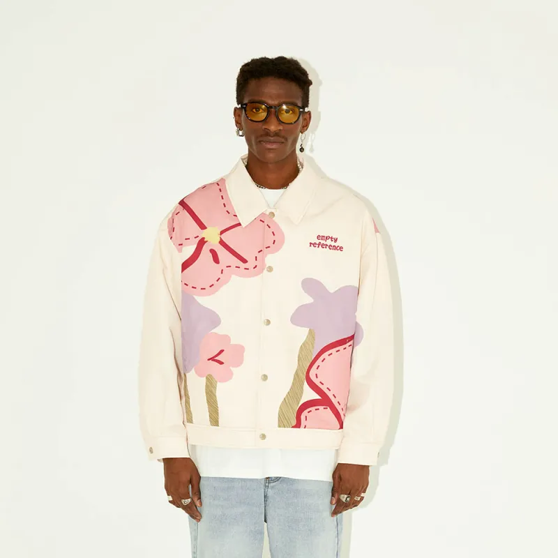EMPTY REFERENCE Jacket Unisex Ecru-2