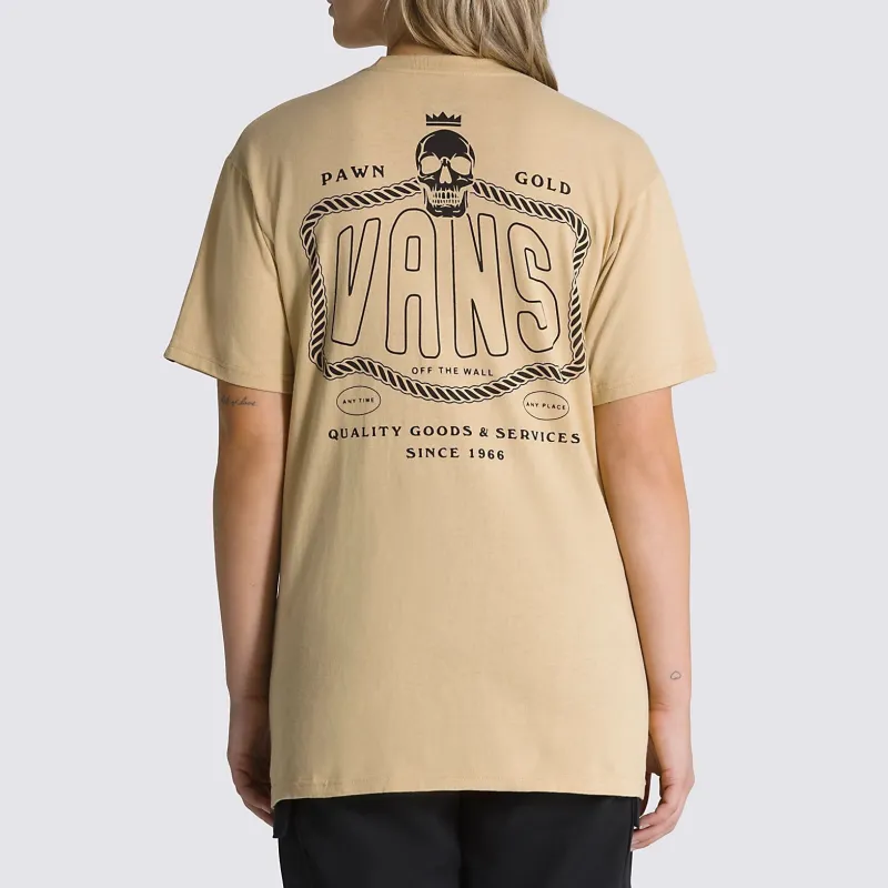 Vans PAWN SHOP T-Shirts Unisex Khaki-3
