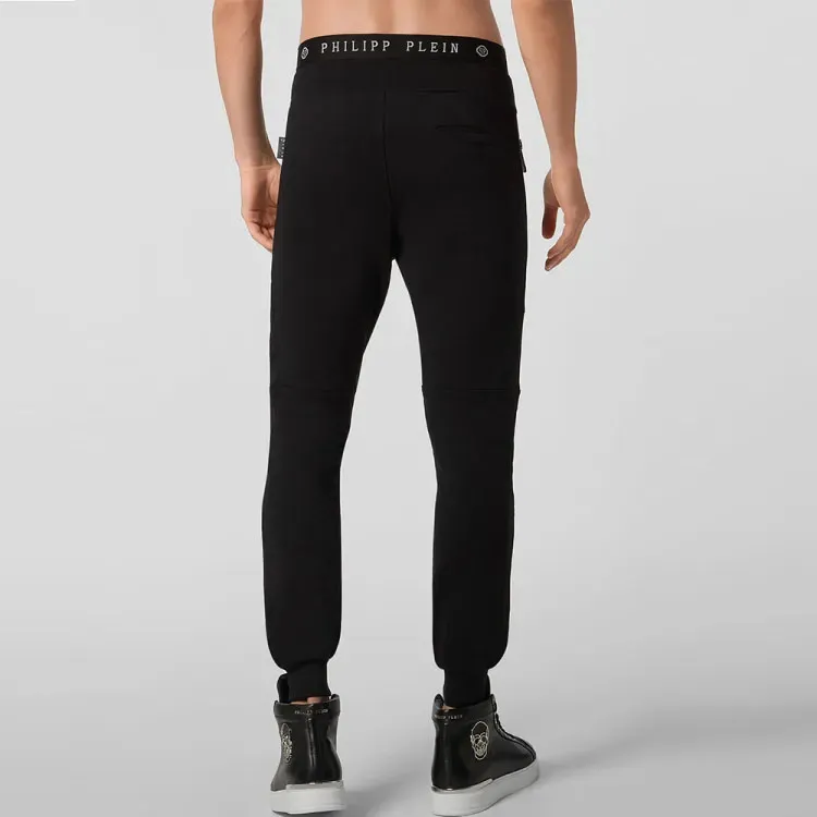 PHILIPP PLEIN Knitted Sweatpants Men Black-2