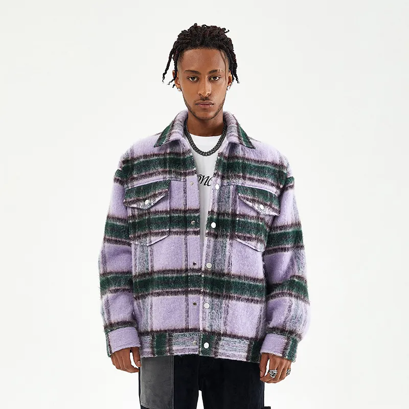 BONELESS Jackets Unisex Purple-2