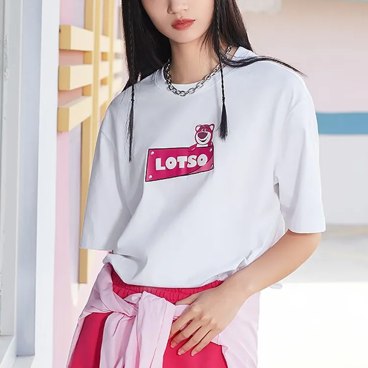 LiNing x Disney T Shirt Unisex White-3
