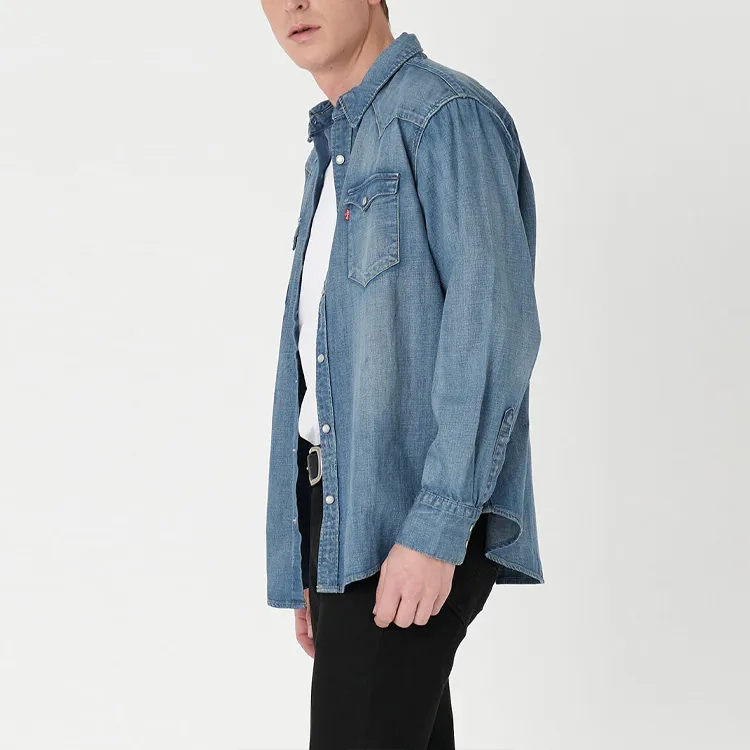 Levis Shirts Men Indigo-3