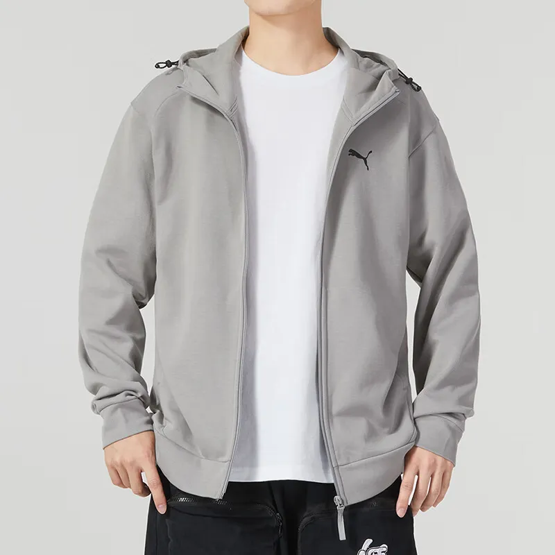 PUMA Jackets Men Gray-2