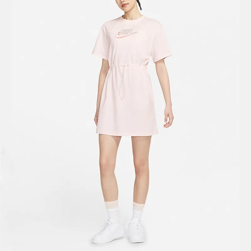 Nike Short Sleeved Dresses Women's Pink-2