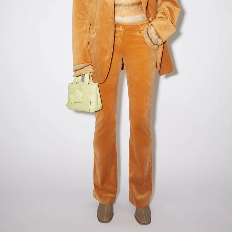 Acne Studios Casual Pants Women's Honey Yellow-1