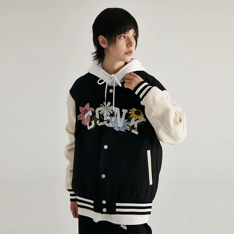 CONKLAB Baseball Jacket Spring Autumn And Winter Unisex-3