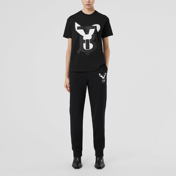 Burberry SS23 The Year of The Rabbit T-Shirts Women's Black