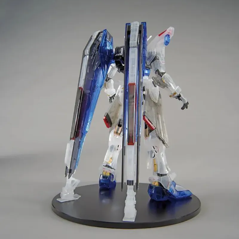 BANDAI FULLMECHANICS 1/100 Gundam Base Limited ZGMF X10A Freedom Gundam Ver.GCP Multicolor Transparent Hobby Model-5