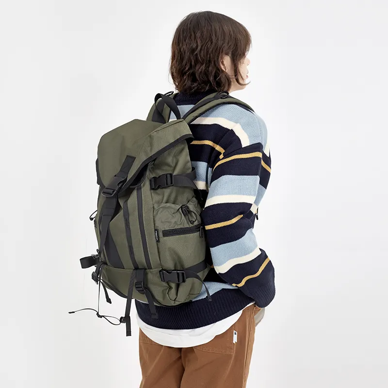 MYEDITION Backpack Oxford Army Green Unisex-9