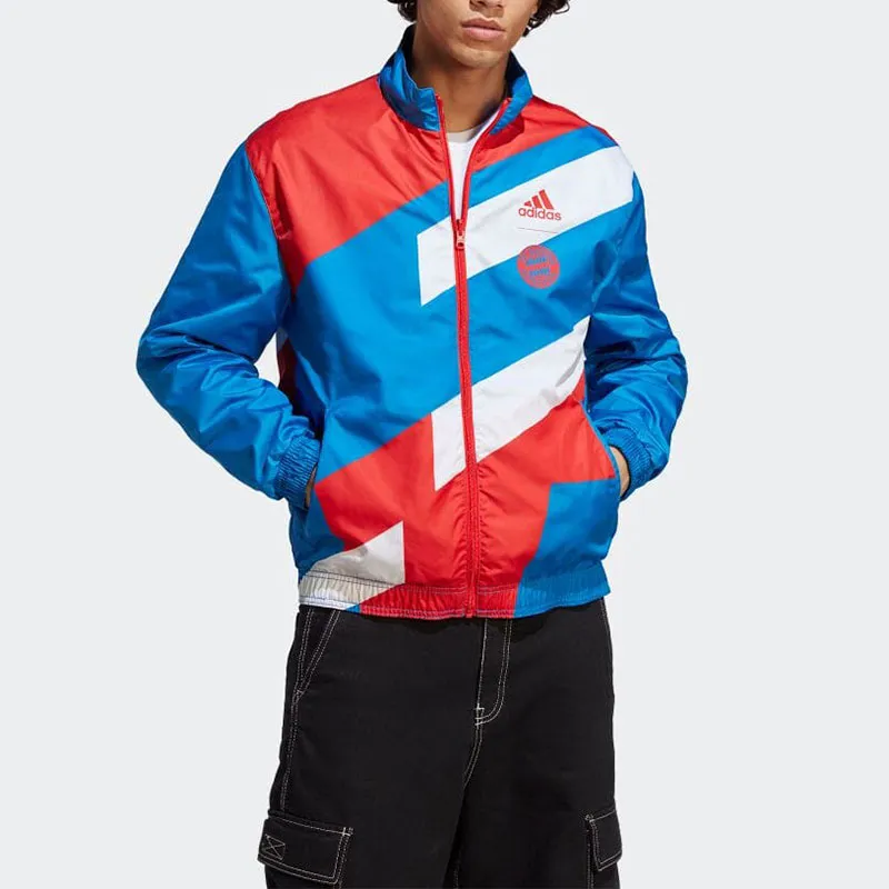Adidas Jackets Men Bright Royal Blue-4