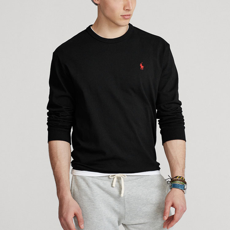 【Polo Ralph Lauren】ポケットTシャツ ブラック【kpo915】 ビッグ フィット ジャージー ポケット Tシャツ （未設定）｜POLO