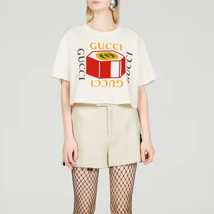 GUCCI SS23 T Shirt Women's Ecru-2