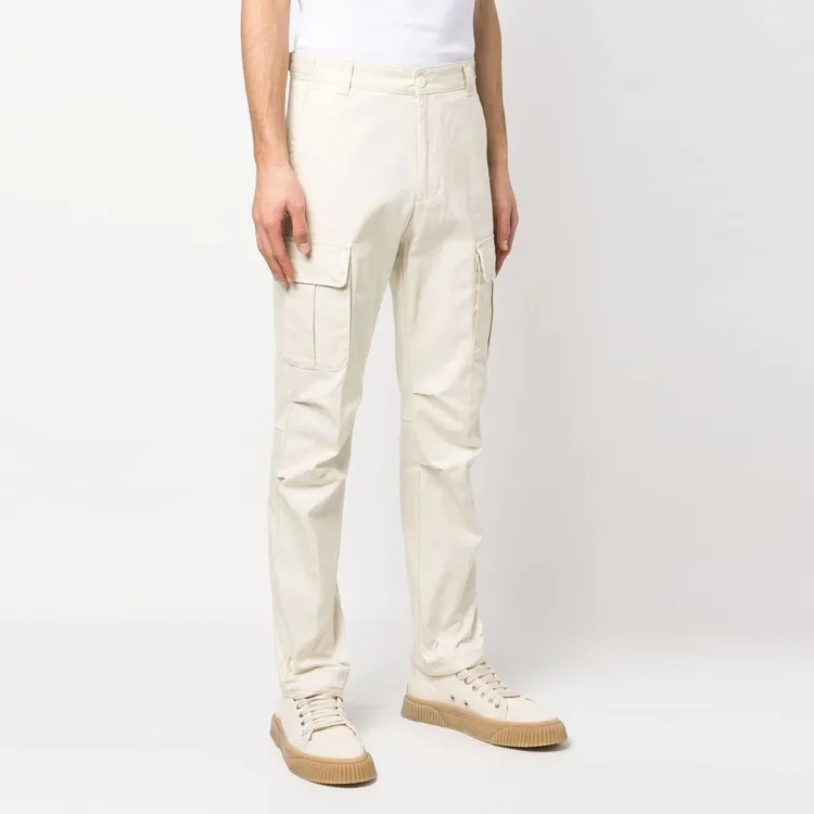 DIESEL Casual Pants Men Ivory-3