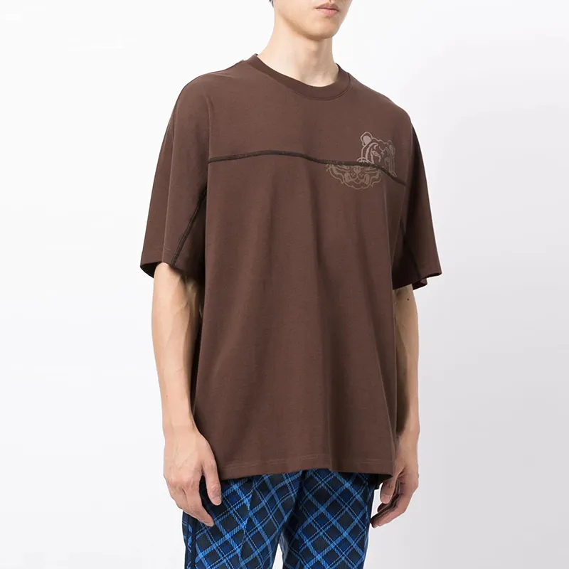 KENZO T Shirts Men Dark Brown-4