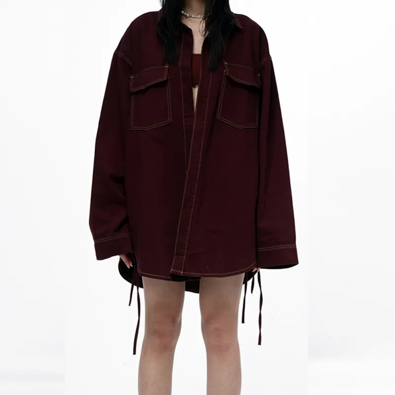 EXPLORE NAVIGATE GENERATE Shirts Unisex Burgundy-5