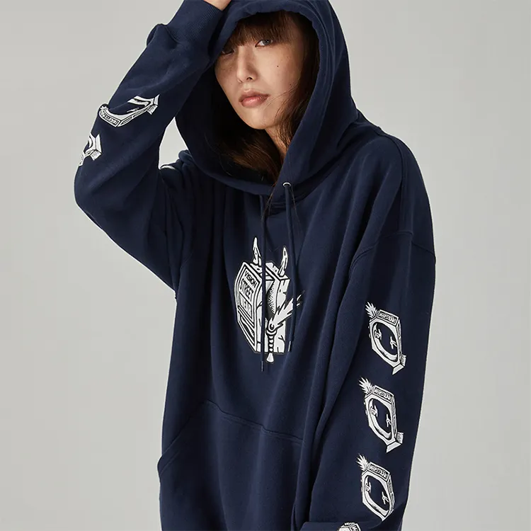 Vision Street Wear x DUYANAIZI Sweatshirt Unisex Navy Blue-3