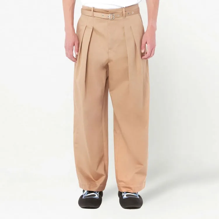 JW Anderson Wide-leg Pleat-detail Trousers-1