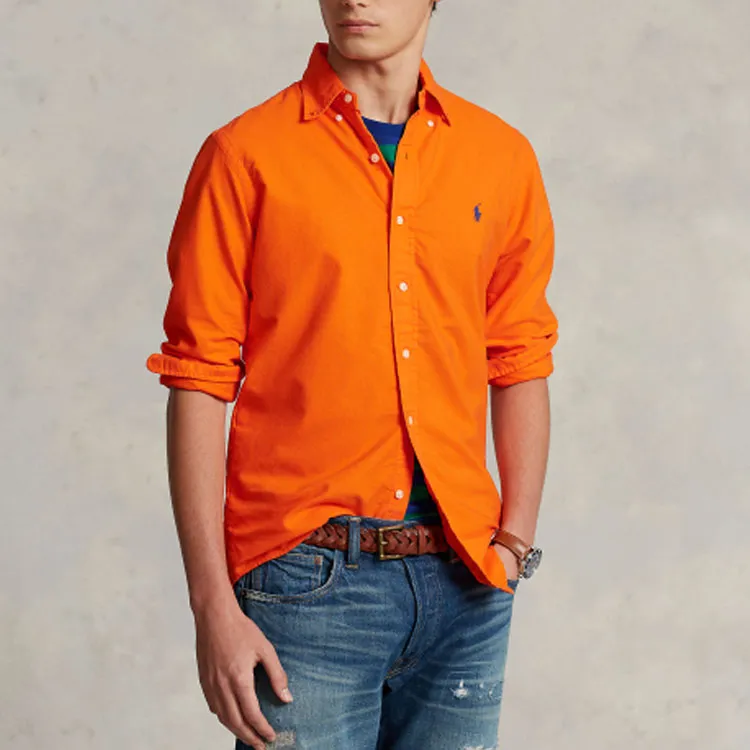 Polo Ralph Lauren Shirts Men Orange-2