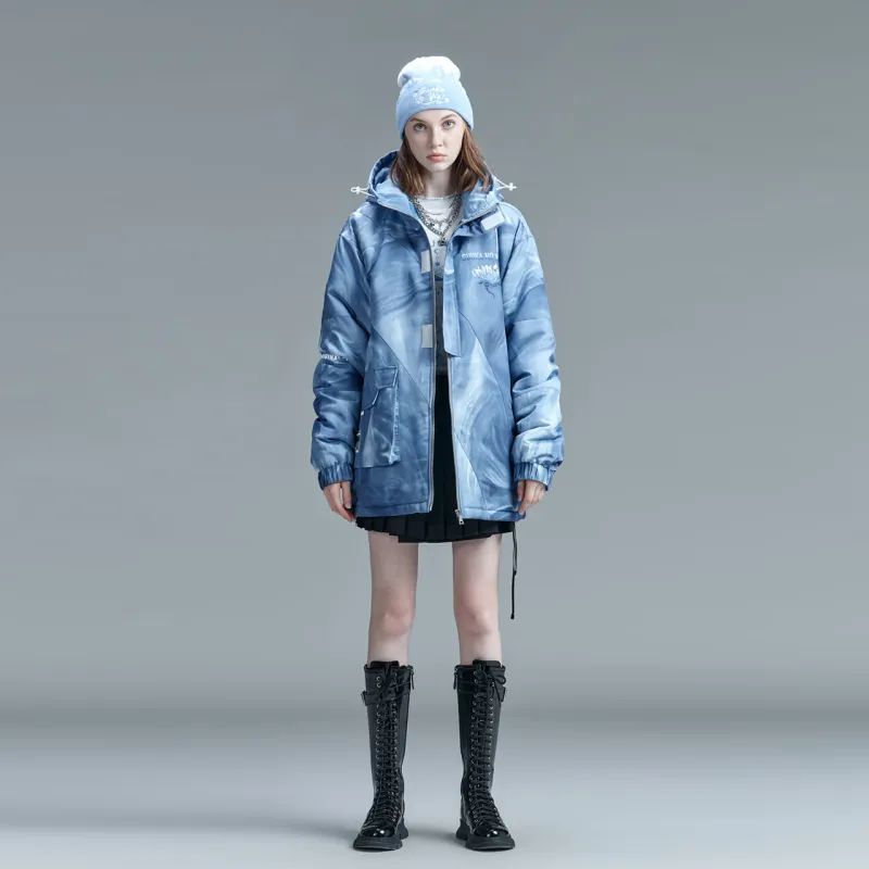 Guuka Puffer Jacket Unisex Blue-7