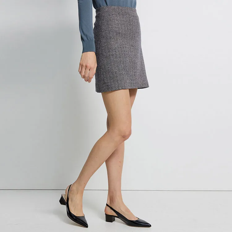 THEORY Casual Short Skirts Women's Gray-3