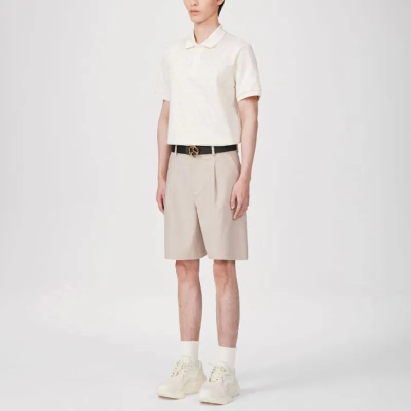 LI NING 1990 Classic Collection Polo Shirts Men Ecru-3