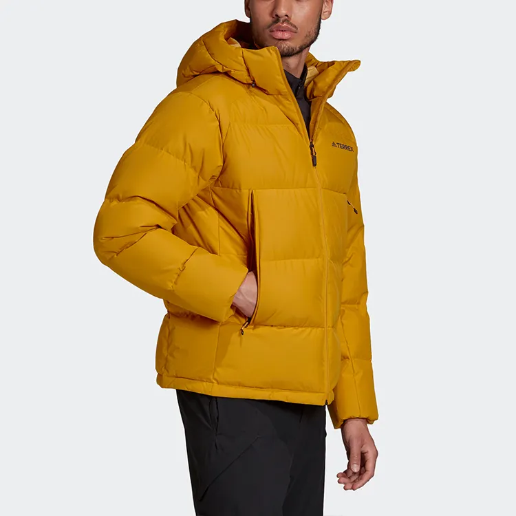 Adidas Xplr Puff Dwn J Down Jacket Winter Men's Jade White-4