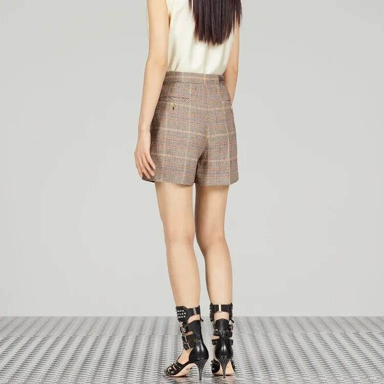 GUCCI Casual Shorts Women's Brown-2