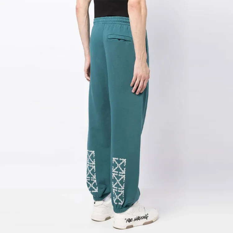OFF WHITE Chain Arrow Slim Sweatpants-2