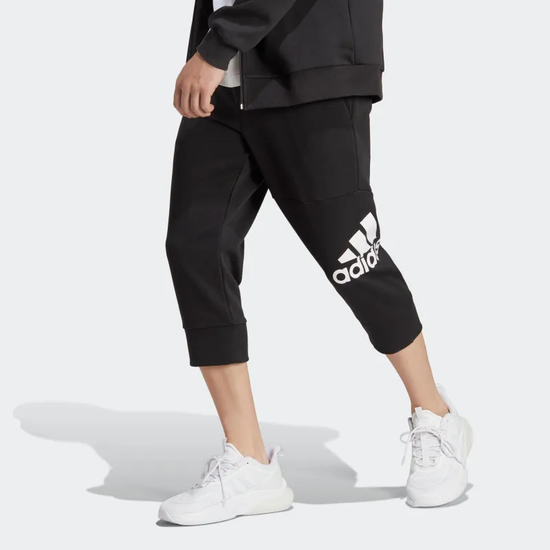 Adidas ESSENTIALS Big Logo 3/4 Pants Casual Pants Men's Black-1