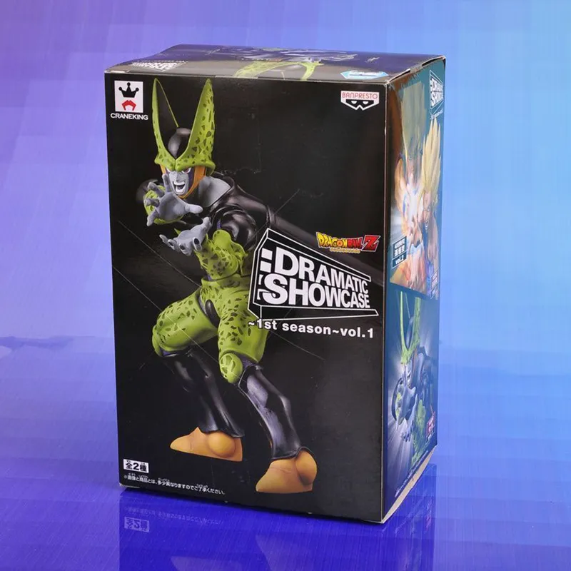 BANPRESTO Dragon Ball Collection Cell Glass Factory Dramatic Showcase 14cm Bonus Gifts-4