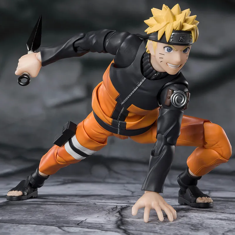 BANDAI S.H.Figuarts Naruto  The Path Of The Wind Naruto Uzumaki Action Figures-2