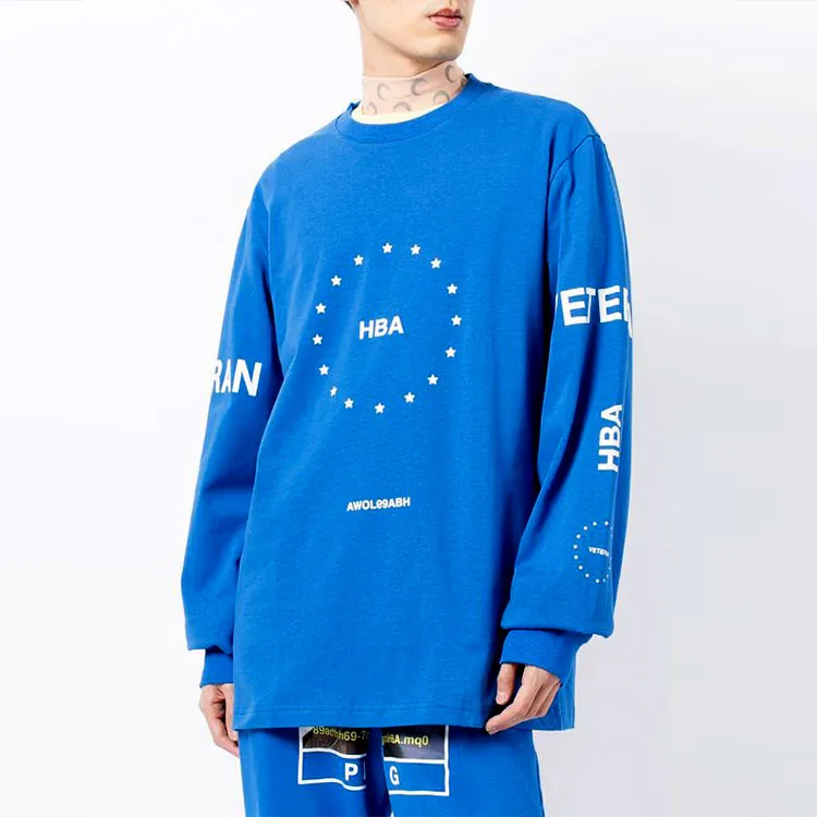 Hood By Air Sweatshirts Unisex Blue-3