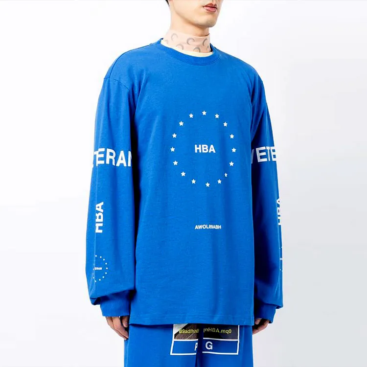 Hood By Air Sweatshirts Unisex Blue-2